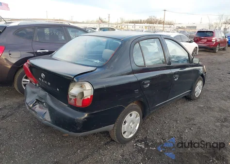 2001 Toyota Echo из США, поврежденный, VIN JTDBT123110190387